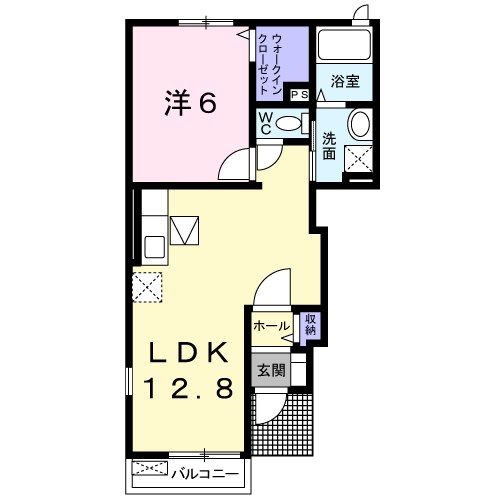 　エリア２１Ｖａｓａ　Ａ棟　 間取り