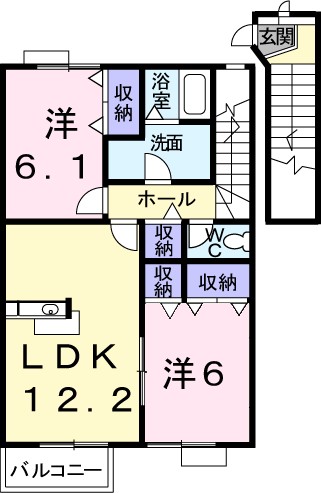 ドリームハイツＢ 間取り
