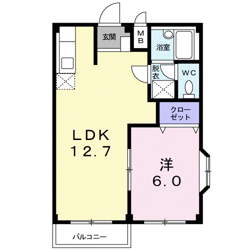 マロニエプラザ上三川Ａ 間取り