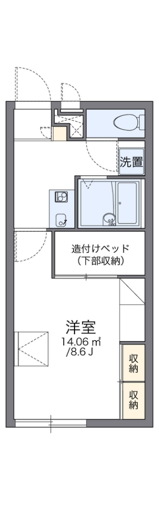 レオパレスＥＡＳＴ　ＳＴＡＲ 間取り