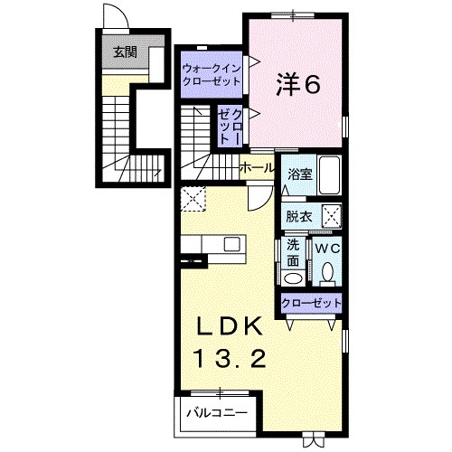 クレイン　ファミリアⅡ 間取り