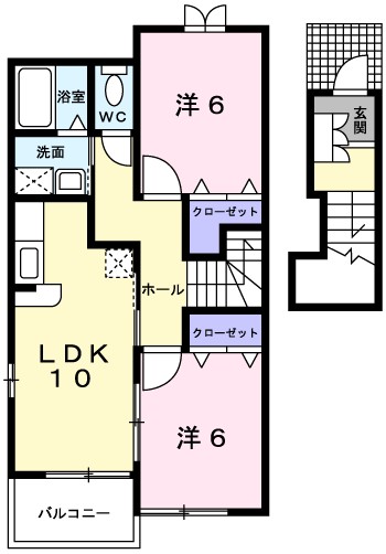 プラシードＡ 間取り