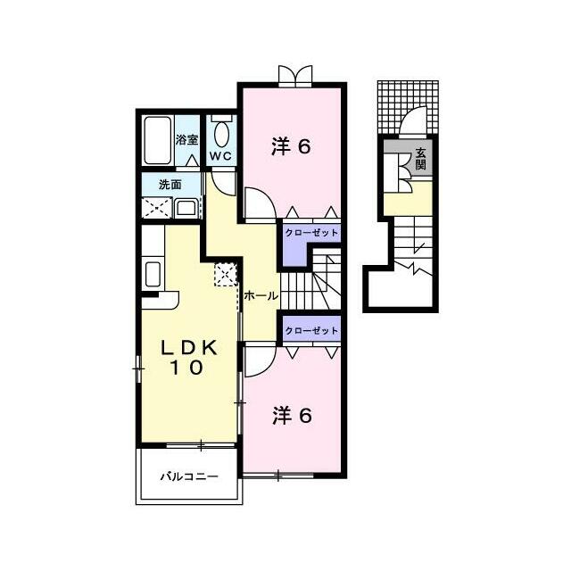 　プラシード　Ａ棟 間取り