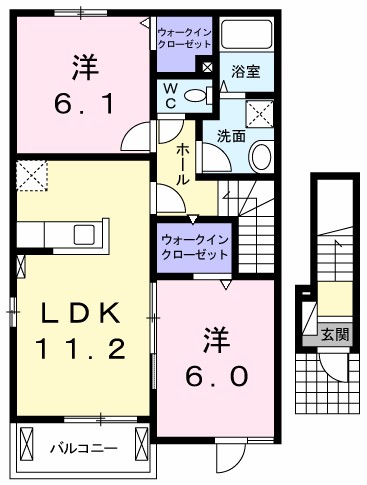 ラフレシールⅠ 間取り