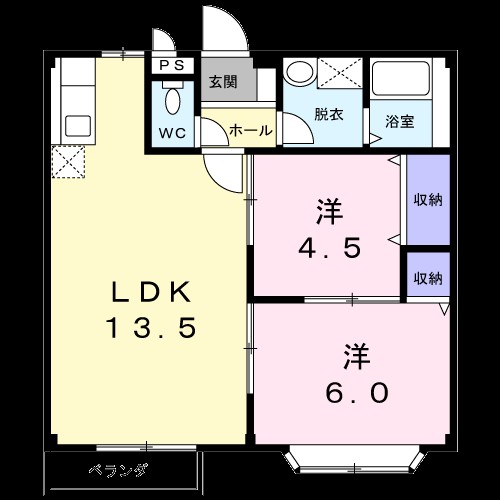 アビーロードＡ 間取り