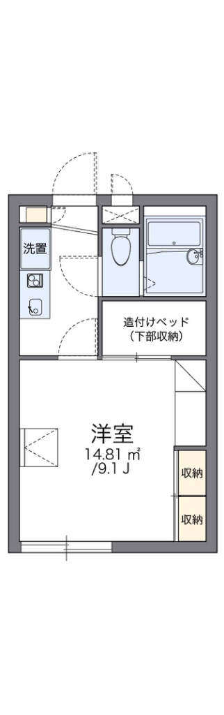 レオパレスコンフォール 間取り