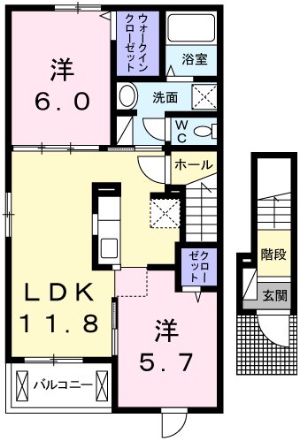 　オリゾン　Ⅰ 間取り