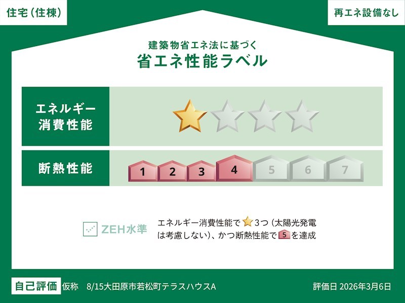 トス-若松　A 省エネ性能ラベル