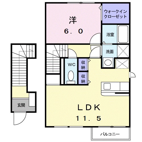 　プラシード　 間取り