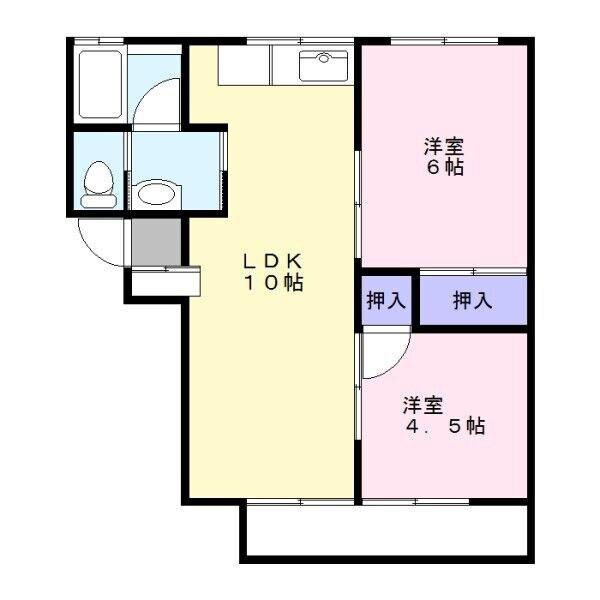 　さくらハイツ大田原 間取り