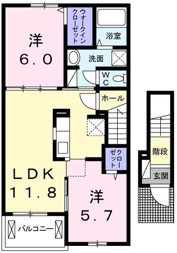 オリゾンⅡ 間取り
