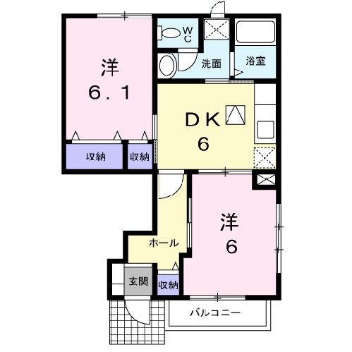 アルテミスＢ 間取り