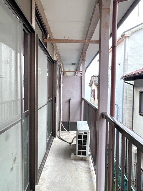 第二渋川コーポ ベランダ