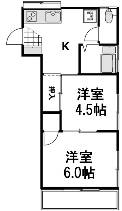 コーポ川上 間取り