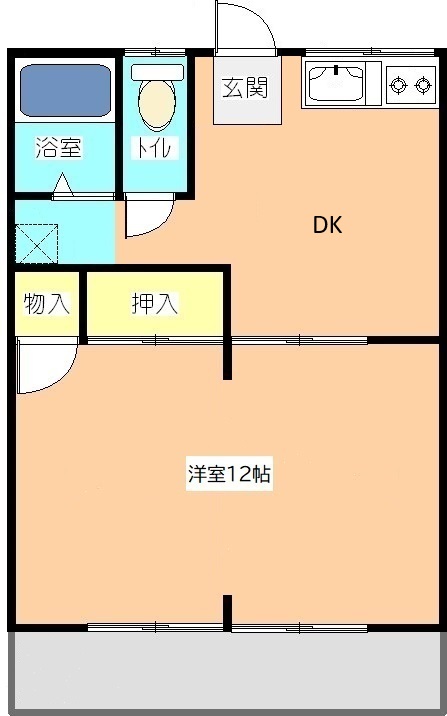 坂口ハイツ 間取り