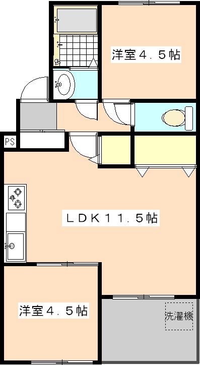 クラウンズマンション 間取り