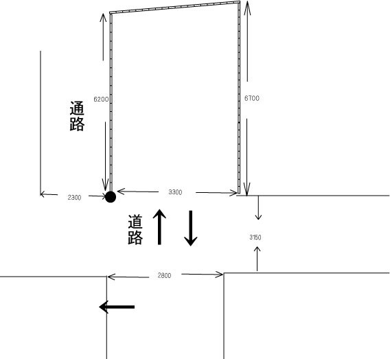 新喜多東1丁目ガレージ 間取り