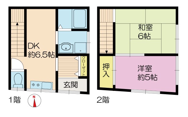 放出東2丁目17-25貸家 間取り