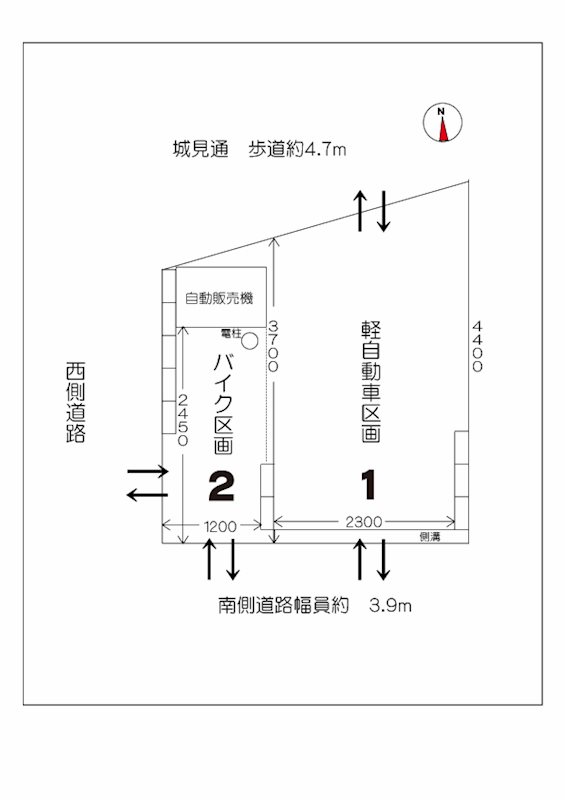 鴫野東1-14駐車場 駐車場