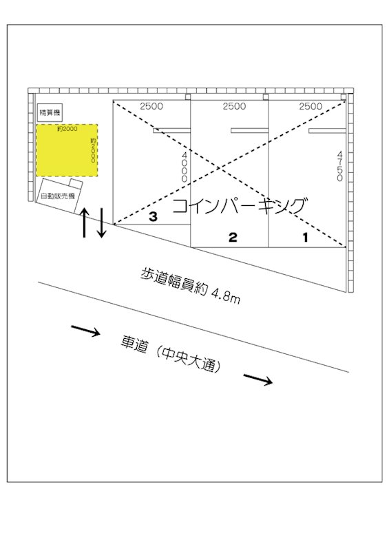 パーク緑橋WEST月極バイク枠 間取り