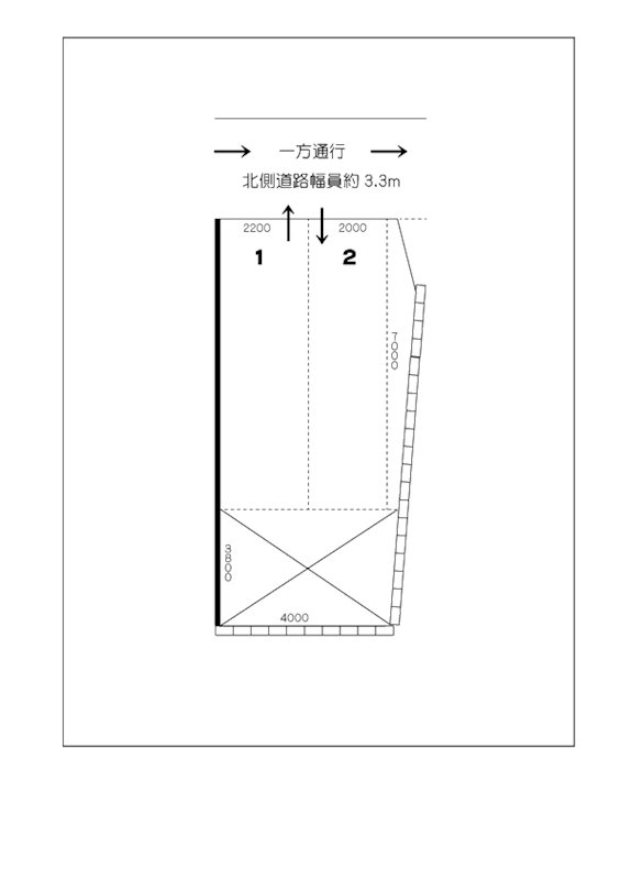 鴫野東3-8-1駐車場 間取り