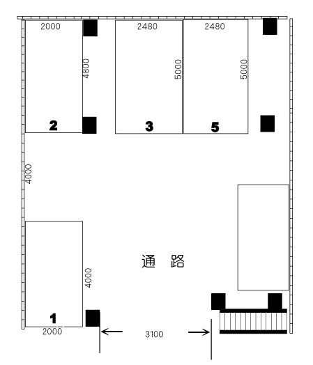 東中浜3丁目モータープール 間取り