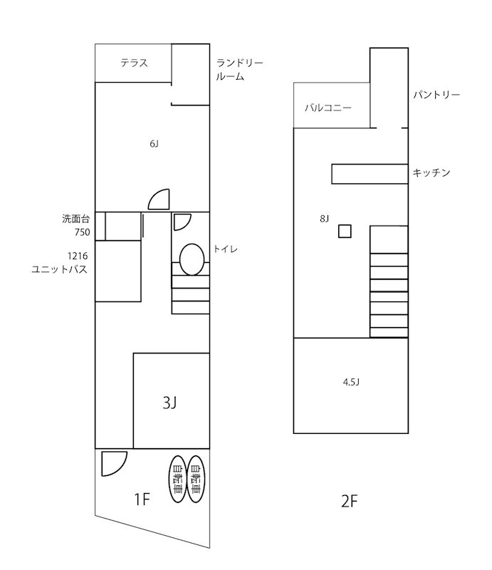 城東区天王田　3LDK戸建 間取り