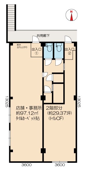 イクゼ参番館　2階 間取り