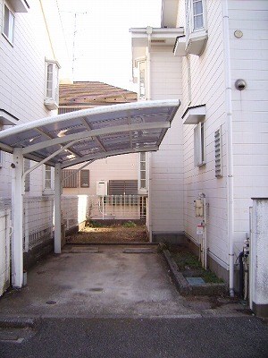 青木タウンハウス 玄関