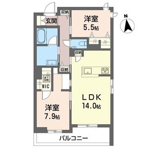 東京都府中市武蔵台３丁目 間取り