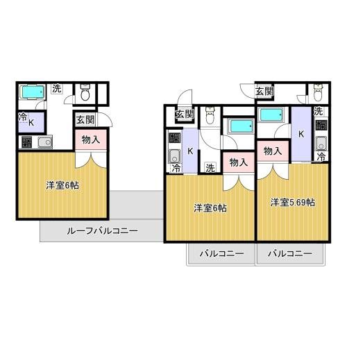 カタバミガーデン 間取り