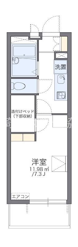 レオパレスサクラ土合  間取り