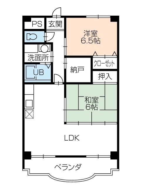 みゆきサンプラザ 305号室 間取り