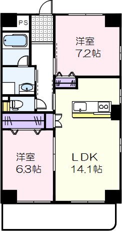 Sun Crystal 間取り図