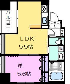 Ciel Kaya 201号室 間取り