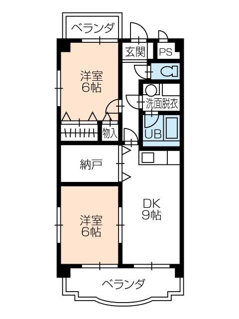 カーサディノス 間取り図