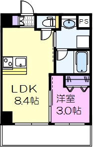 セントフィオーレ神宮 203号室 間取り