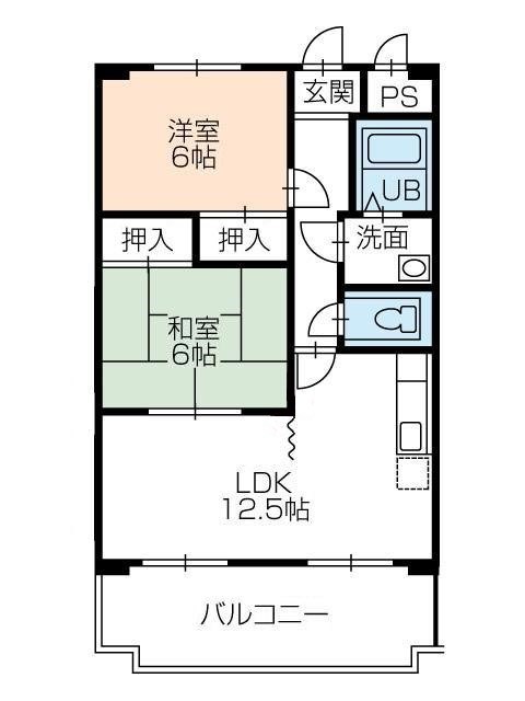 ヴィラシャルマン 303号室 間取り