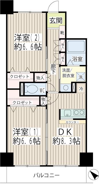 スカイ６１ 間取り
