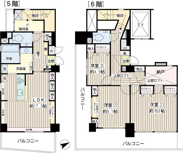 ウィング本牧 間取り