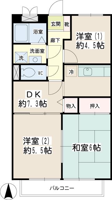 コモド浅田 間取り