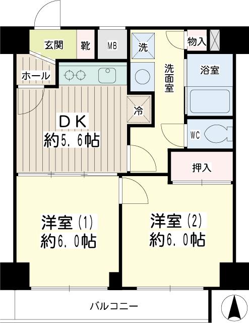 ベルメゾンヒカリ 間取り