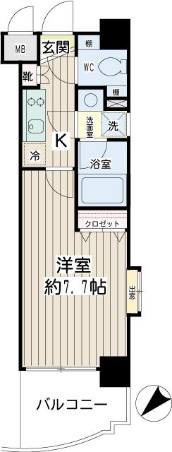 エクセル東神奈川 間取り