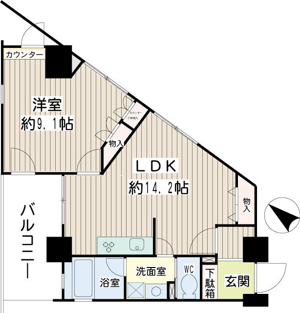 グッドビュー川崎 間取り