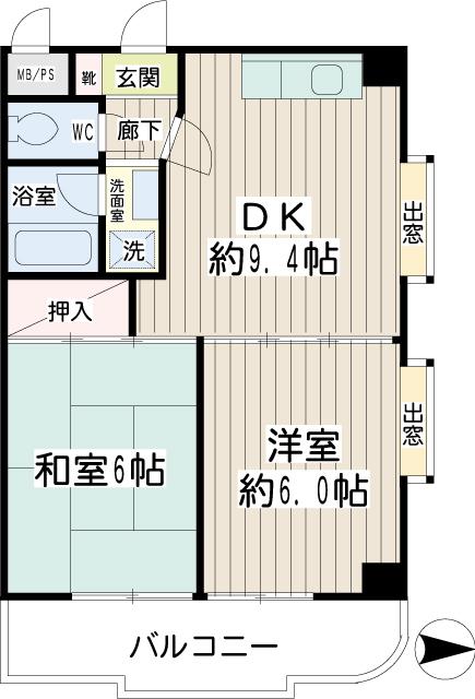 グレースピア・ヤワタ 間取り