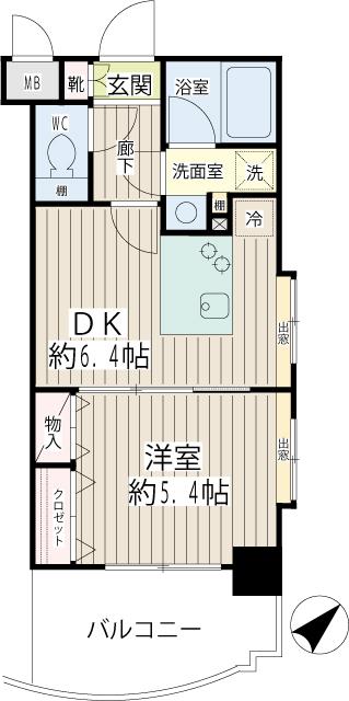 エクセル東神奈川 間取り