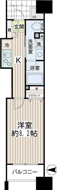 エクセル川崎ＷＥＳＴ 間取り
