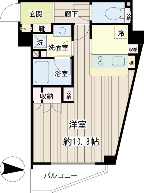メゾン　プレール　ムサシコスギ 間取り