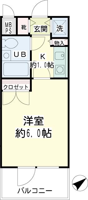 ＮＩＣアーバンスピリッツ鶴見Ⅰ 間取り