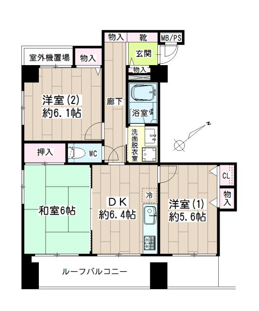 ナイスリブレスト上末吉 間取り